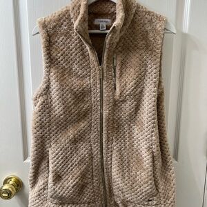 Calvin Klein Women's Tan Fleece Vest